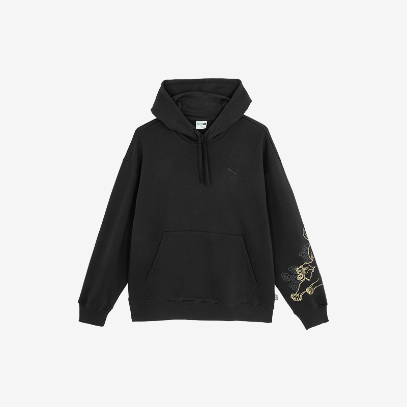 Puma/彪马官方正品BZ CC HOODIE FL男女款加绒连帽卫衣625538-01