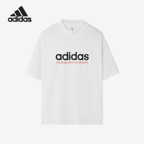 Adidas/阿迪达斯正品2025男士圆领套头透气耐穿短袖KG8941