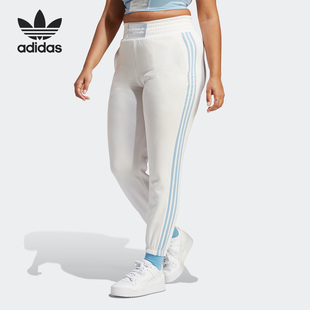 高腰运动长裤 三叶草女子夏新款 IC8510 阿迪达斯正品 Adidas