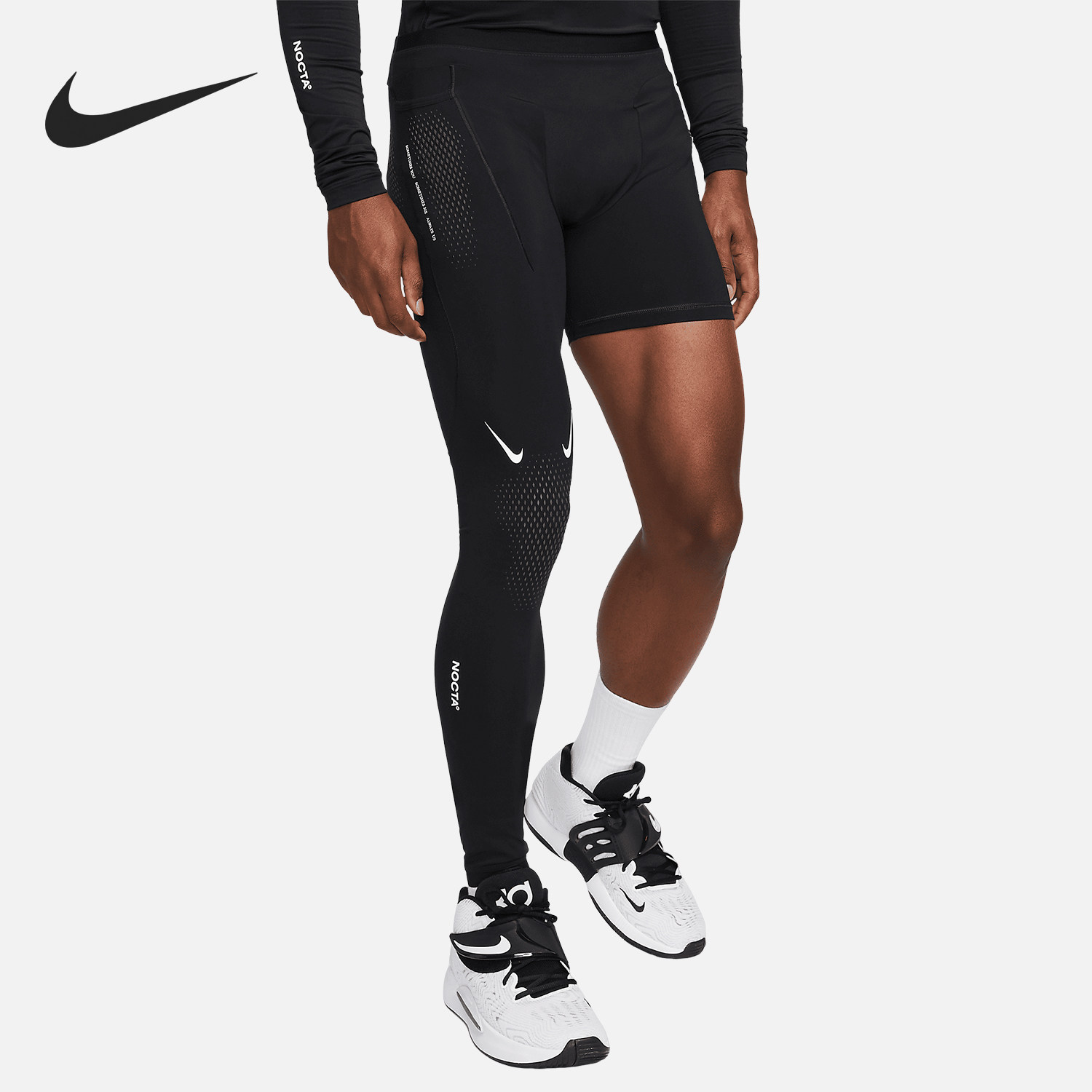 Nike/耐克正品2025男士修身训练单腿篮球运动裤DN0003-010
