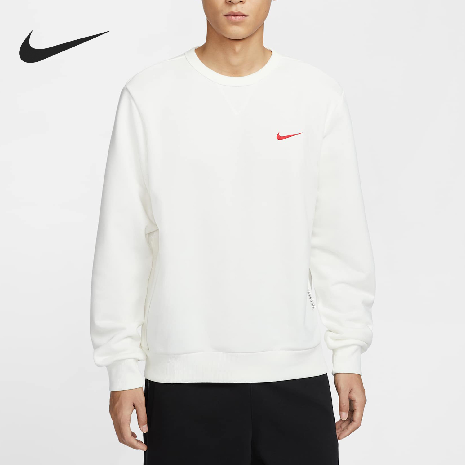 Nike/耐克正品新款男士篮球圆领简约运动休闲卫衣IB5504-133