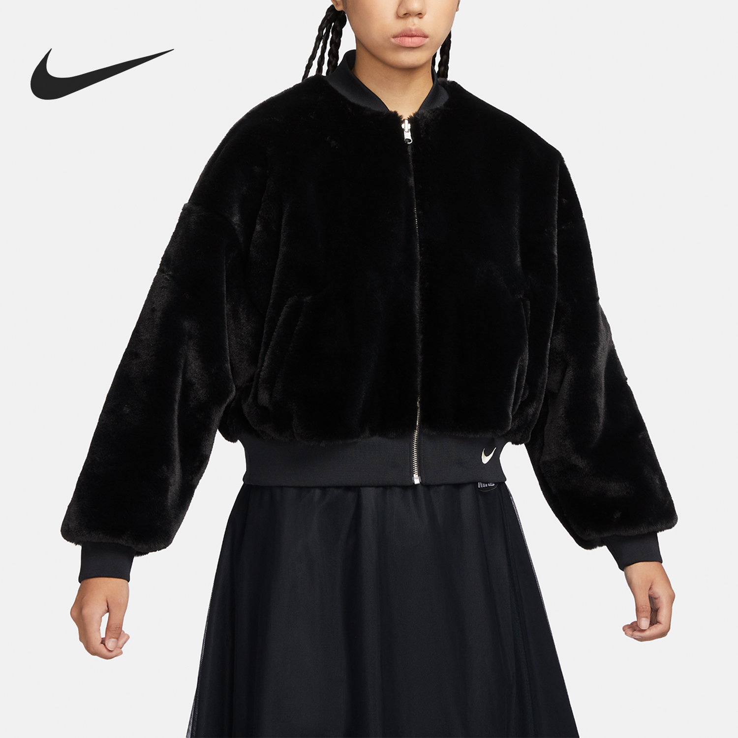 Nike/耐克双面穿女子摇粒绒外套