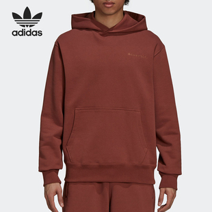 Adidas/阿迪达斯正品三叶草男士休闲运动连帽套头卫衣H58292