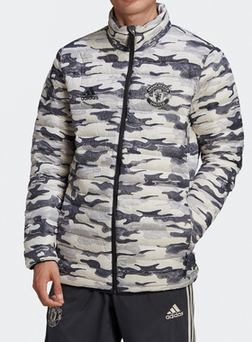 Adidas/阿迪达斯正品 MUFC SSP LDW JK男子曼联足球羽绒服 FR3866