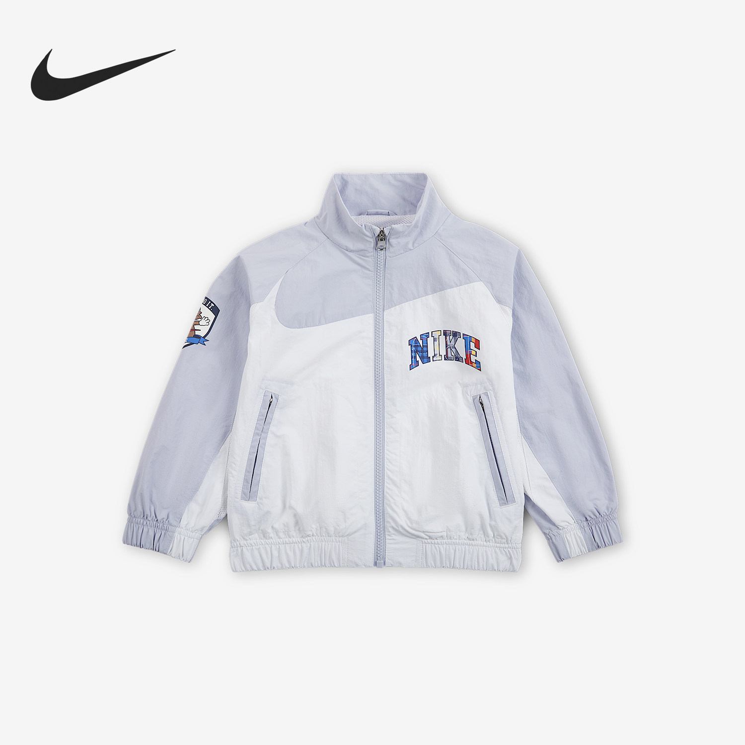 Nike/耐克正品Swoosh小童轻盈拼接立领休闲外套IO6122-057,童装/婴儿装/亲子装,普通外套,淘宝优惠券,粉丝福利购,淘宝优惠卷