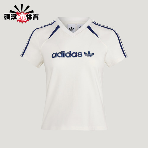 Adidas/阿迪达斯正品三叶草BLKTWT-SHIRT新款女经典短袖T恤KU4763