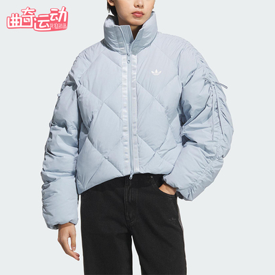 Adidas/阿迪达斯正品BOW COM DOWN女士保暖简约宽松羽绒服KC2612