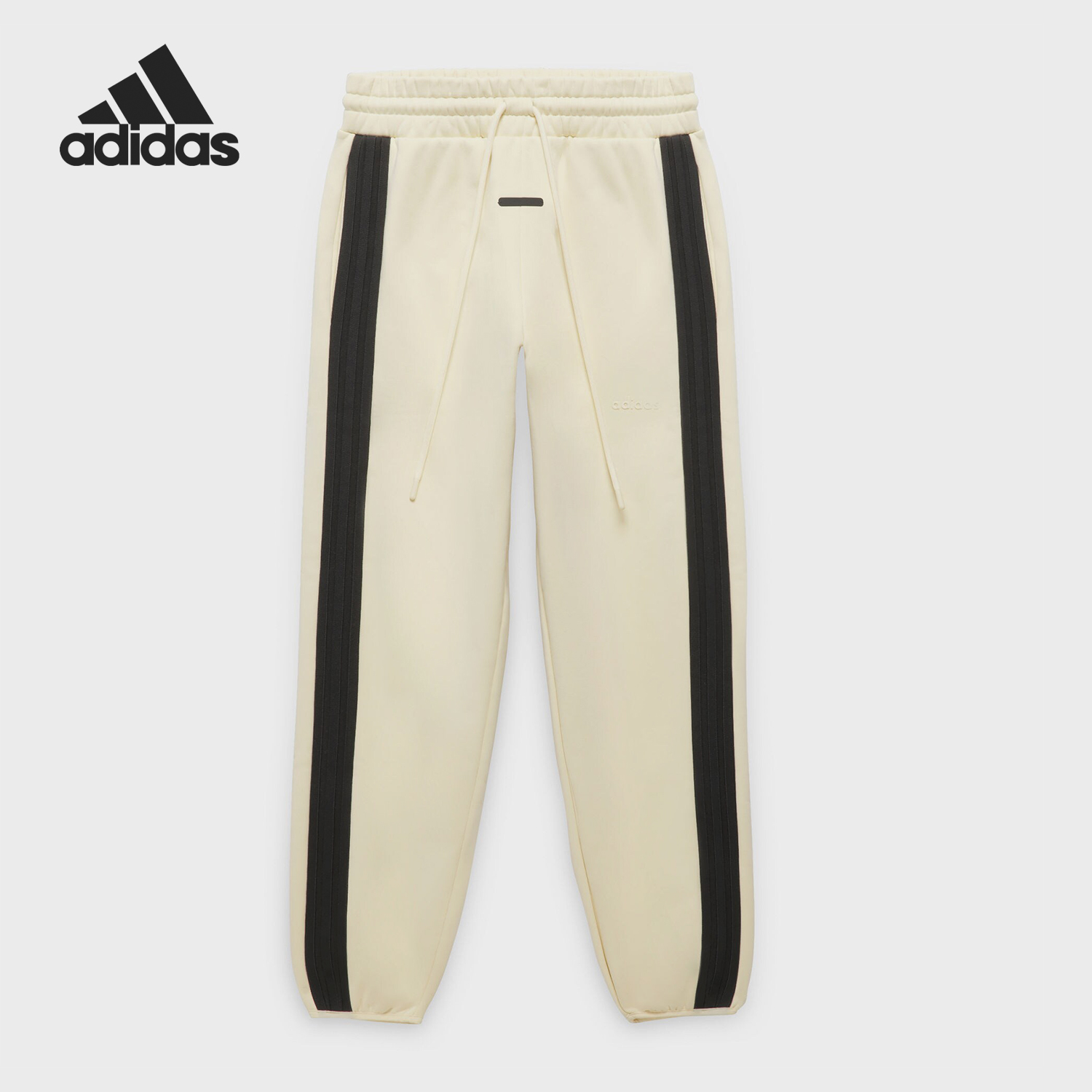 Adidas/阿迪达斯 正品新款男女简约运动拼接束脚长裤IS8758