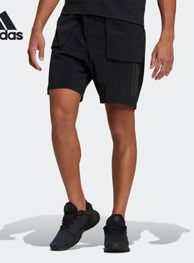 Adidas/阿迪达斯正品当季新品男子休闲运动短裤五分裤GN0787