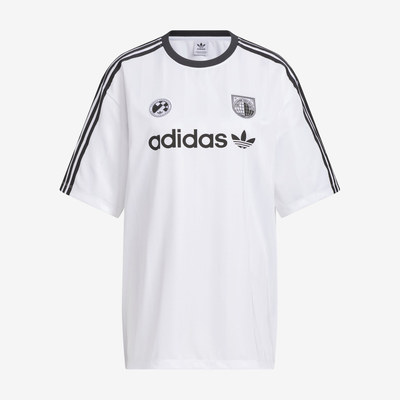 Adidas阿迪达斯正品Originals女宽松条纹圆领五分袖T恤HZ0846