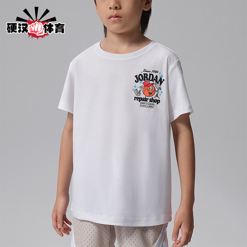 Nike/耐克正品Jordan小童印花经典套头透气短袖T恤JA3310-100