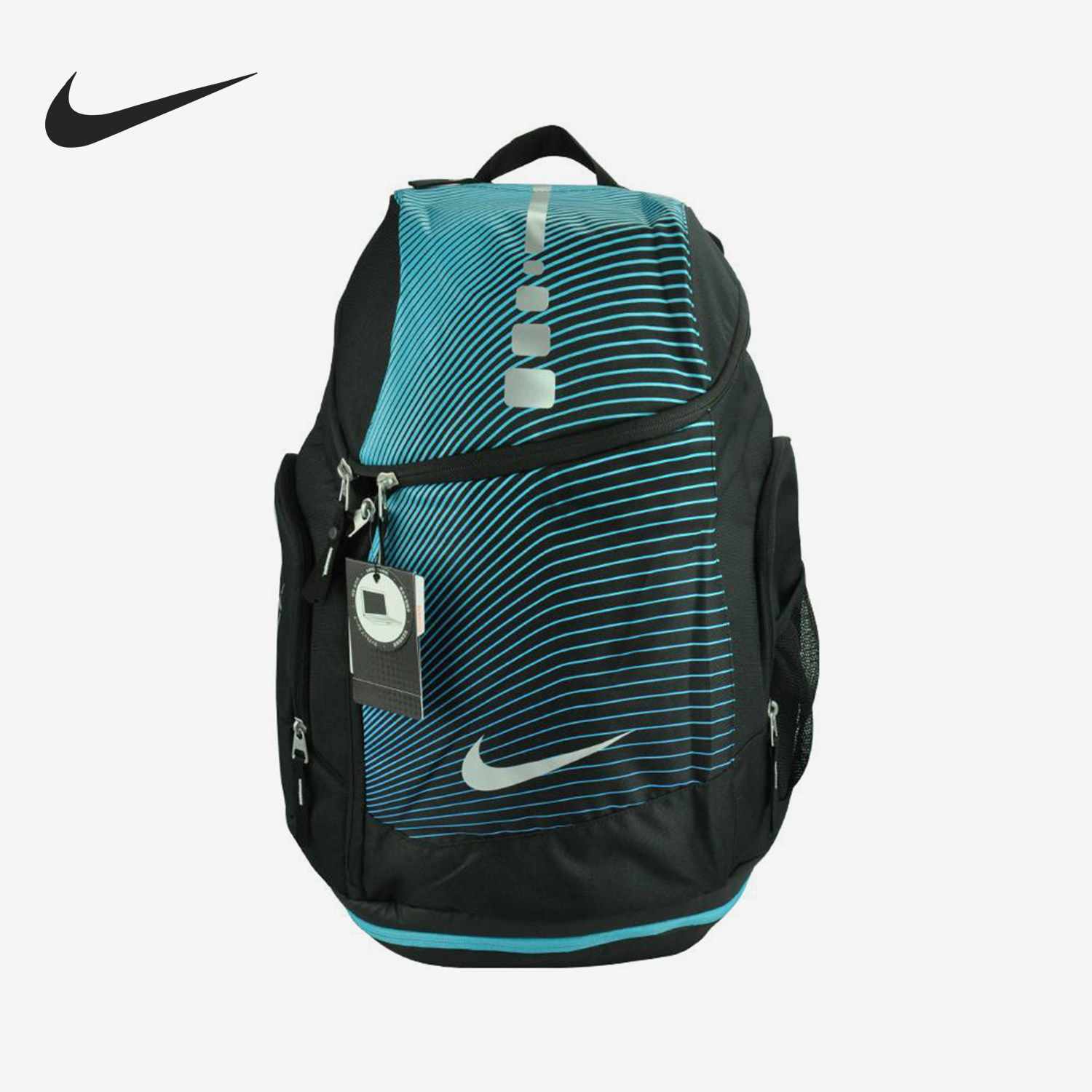 Nike耐克正品男女轻度防水户外运动拉链开合双肩背包BA5264-014