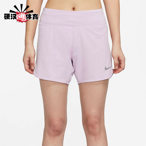 Nike/耐克正品2025女士印花运动透气松紧腰跑步短裤CZ9569-530