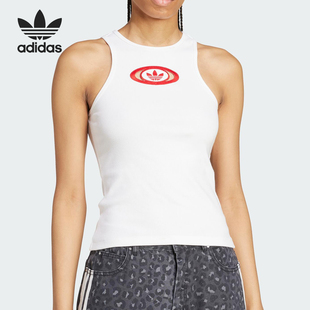 训练透气运动背心KA2689 三叶草女士经典 Adidas 阿迪达斯正品