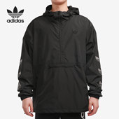 三叶草系列男子防风休闲夹克外套 Adidas 阿迪达斯正品 GE1307