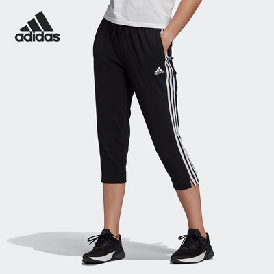 Adidas/阿迪达斯正品 W 3S SJ 34 PT 新款女子运动七分裤 GM5539