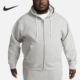 耐克正品 Solo Swoosh男士 Nike 加绒全长拉链卫衣DR0403 063