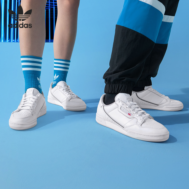 Adidas/阿迪达斯正品三叶草CONTINENTAL 80男经典运动板鞋 EE5342