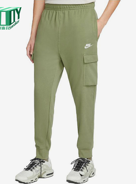 Nike/耐克正品春秋男士简约印花松紧束脚工装裤CZ9954-334