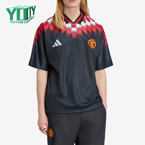 Adidas/阿迪达斯正品男士复古足球休闲文化运动短袖T恤KH4804