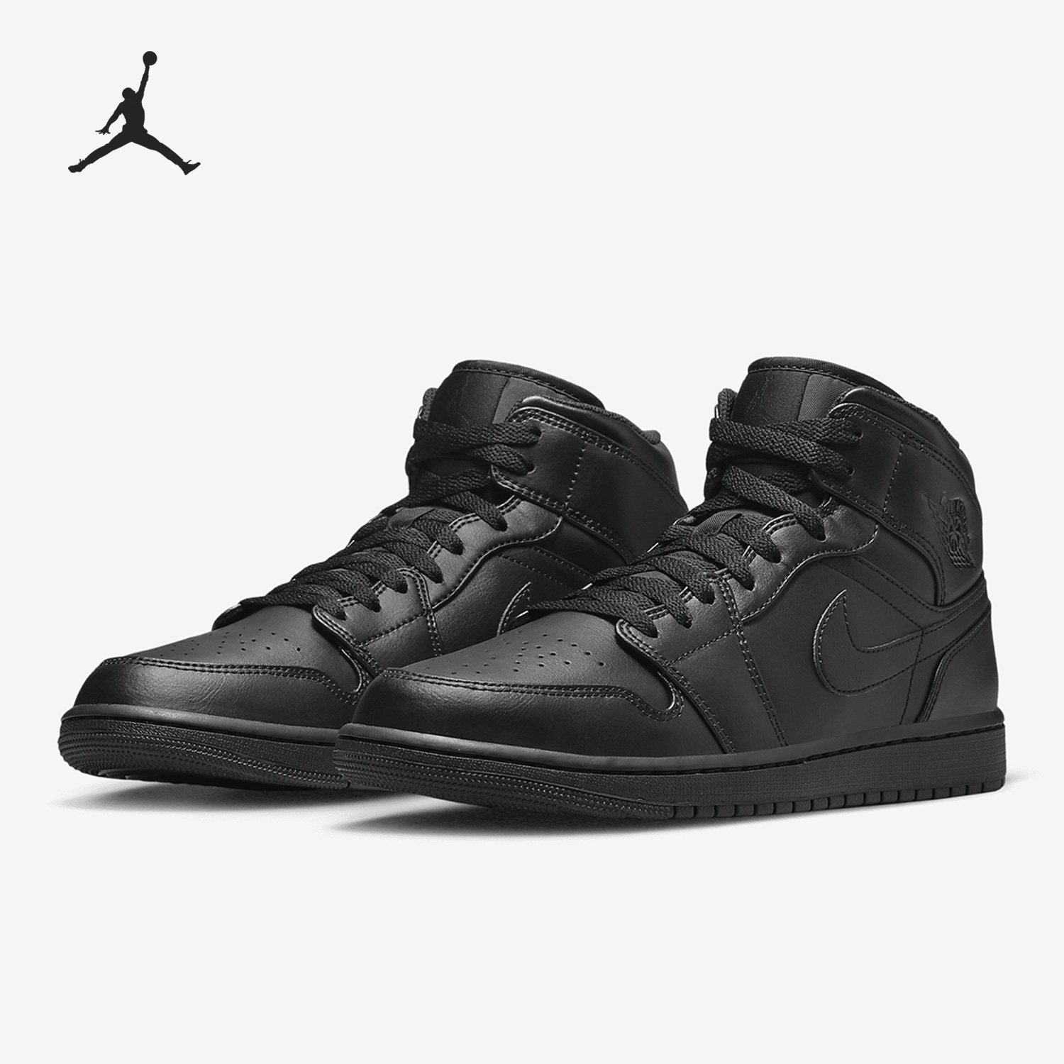 Nike/耐克 正品Air Jordan 1 Mid男子运动休闲鞋554724-093