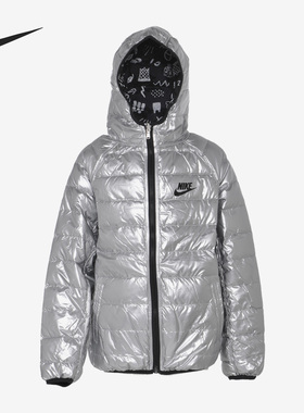 Nike/耐克正品新款大童双面穿运动连帽保暖羽绒服DZ9961-089