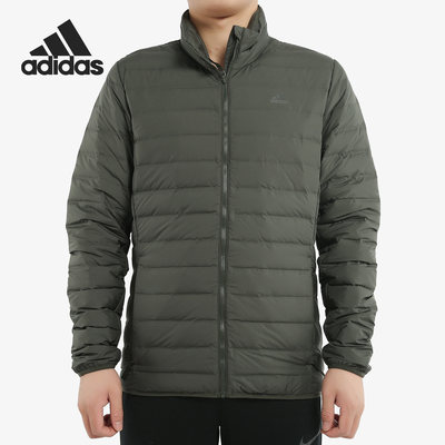 Adidas/阿迪达斯正品冬季新款男子休闲保暖立领羽绒服DZ1424