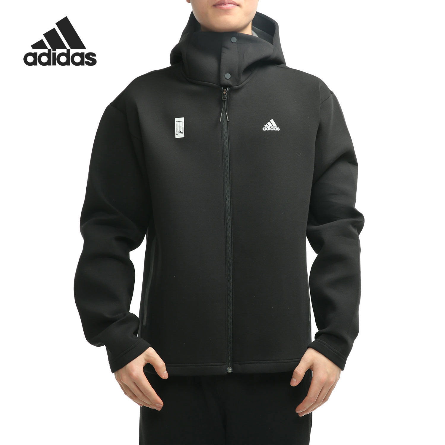 Adidas/阿迪达斯正品男子武极系列连帽运动夹克外套 GU1749
