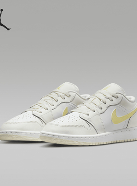 Nike/耐克正品Air Jordan 1 LowGS女子大童运动鞋FV8486-181