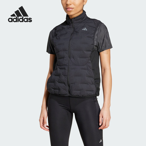 Adidas/阿迪达斯正品ADIZERO VEST女士保暖运动棉马甲IX2823