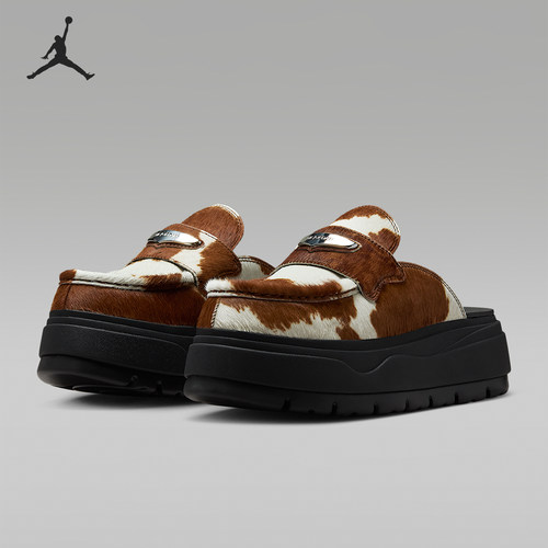 Nike/耐克正品JORDAN女士日常耐磨厚底印花休闲鞋IB1497-001