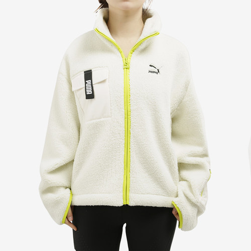 PUMA/彪马正品 Sherpa FZ Jacket W 女子运动夹克外套 530495