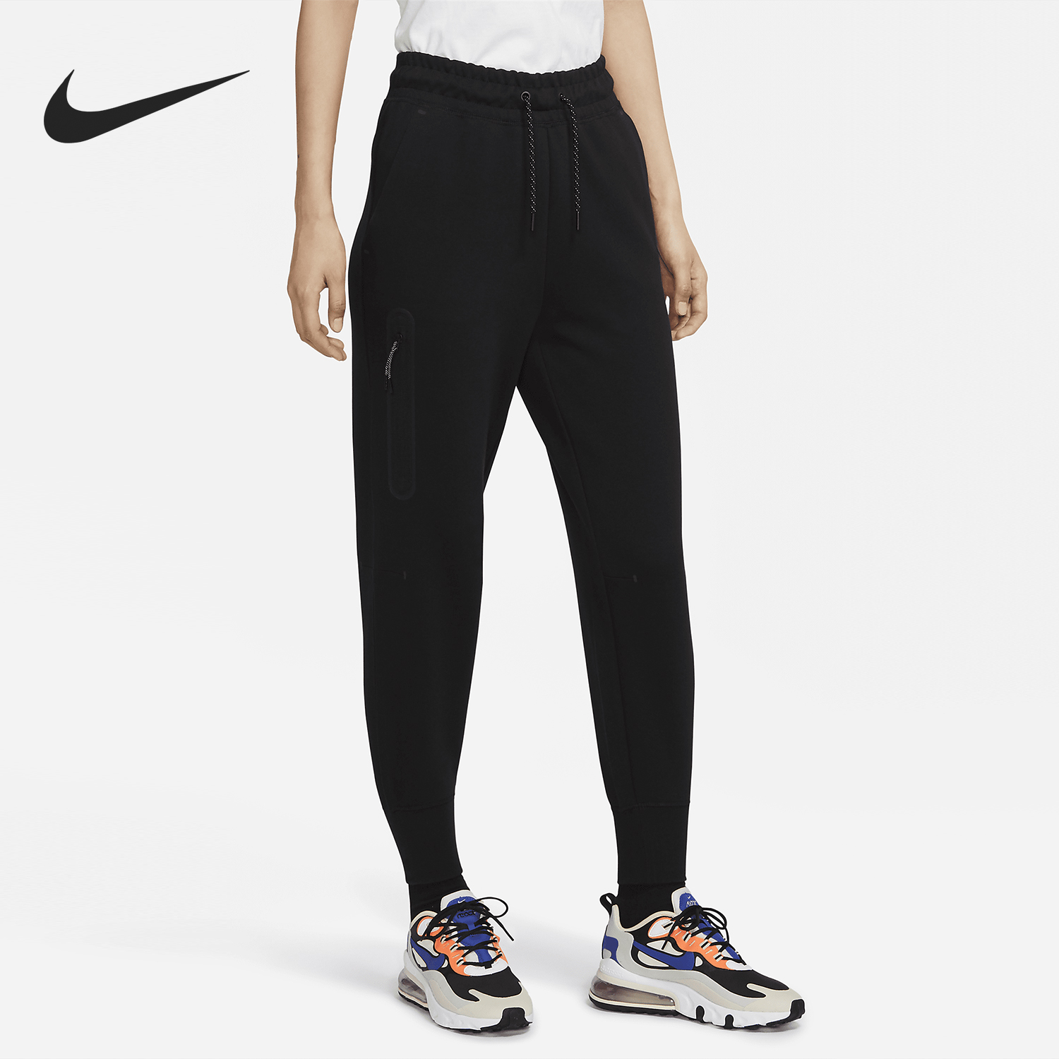 Nike/耐克正品2025冬季款女士日常束脚针织运动长裤CW4293-010