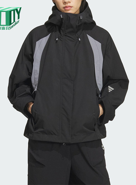 Adidas/阿迪达斯正品FUTURE STYLE女士连帽保暖梭织外套KS0065