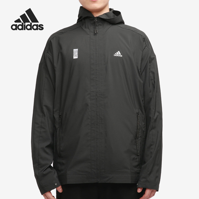 Adidas/阿迪达斯正品WUJI WINDBREAKER男士宽松夹克GU1764