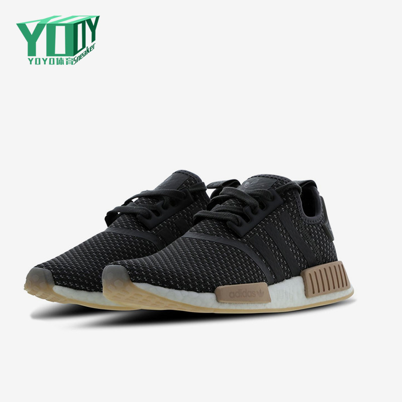 Adidas/阿迪达斯正品NMDR1女低帮复古网面经典跑步运动鞋BB9091
