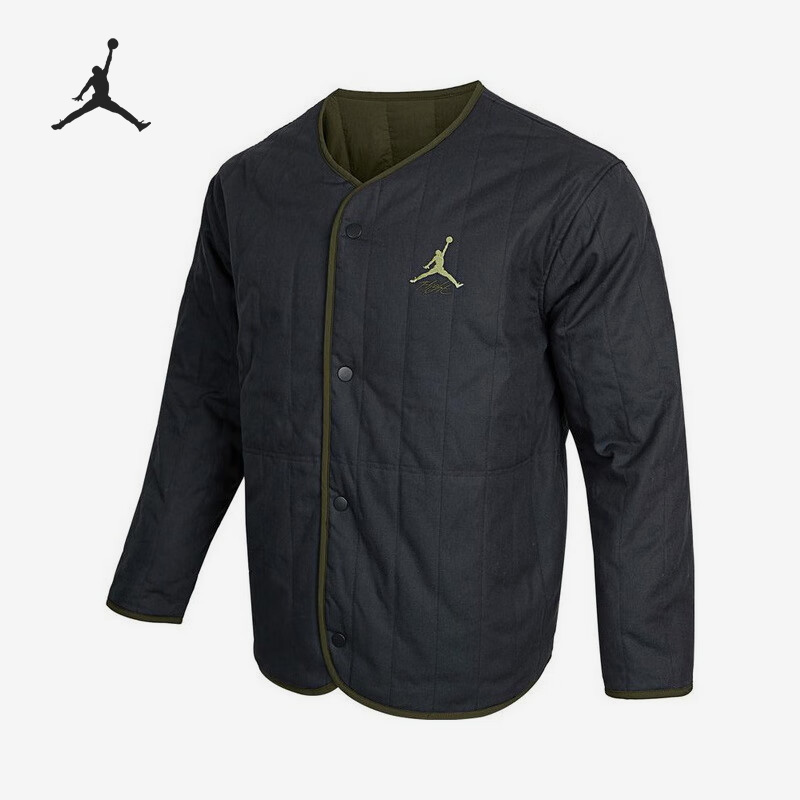 Nike/耐克正品 Jordan 男子舒适运动保暖夹克棉服 DX4350-045
