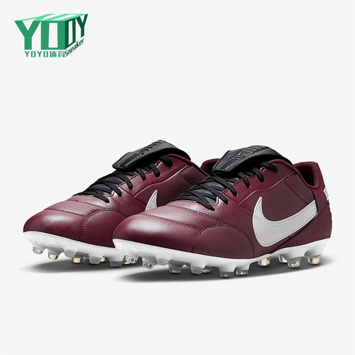 Nike/耐克正品Premier 3男士低帮系带减震经典足球鞋HM0265-602