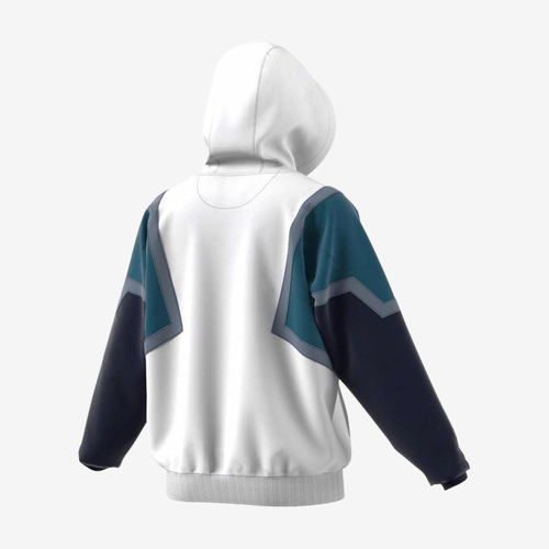 Adidas阿迪达斯正品三叶草Nova Hoody男拼色印花连帽卫衣CE4801