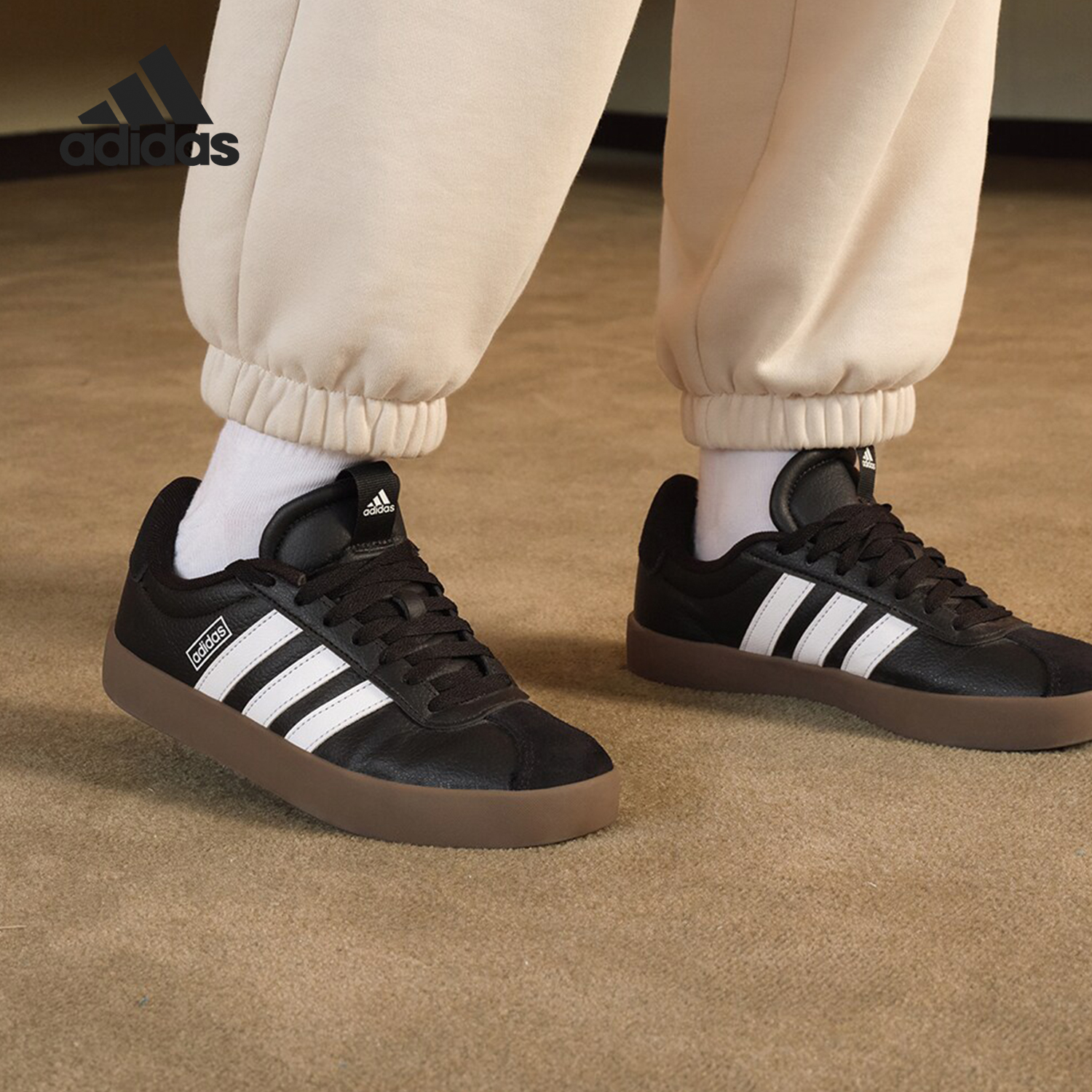 Adidas/阿迪达斯正品VL COURT 3.0 男士运动休闲板鞋ID6286