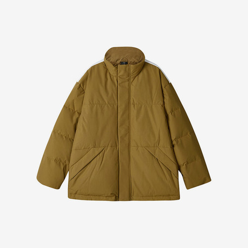 Skechers/斯凯奇正品冬季新款男士轻盈保暖复古立领羽绒服