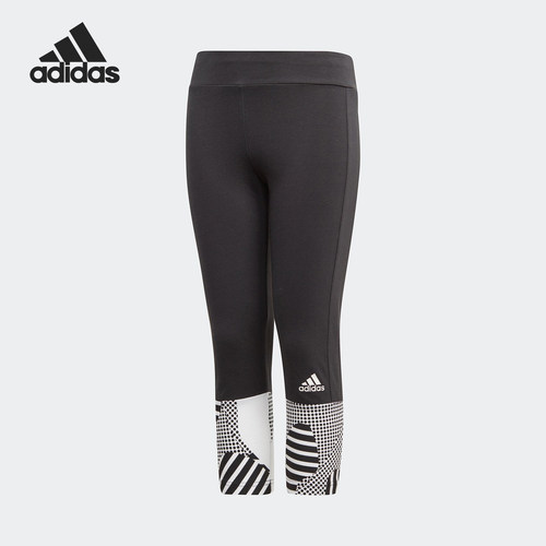 Adidas/阿迪达斯正品当季新款女大童运动休闲休闲针织长裤CF6652