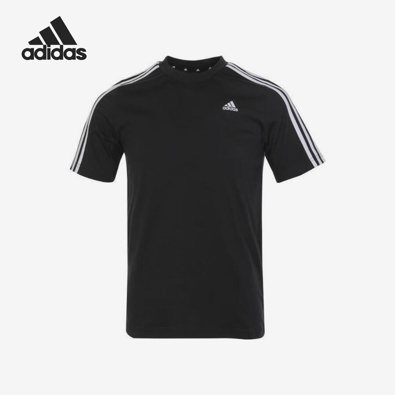 Adidas/阿迪达斯正品夏季大童经典透气运动休闲短袖HR6330 - 实物图