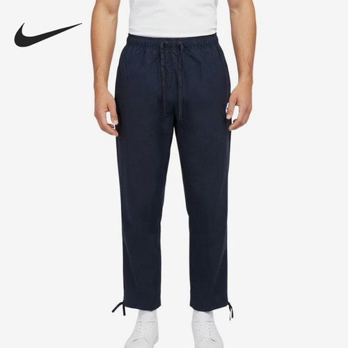 Nike/耐克正品新款男深蓝宽松简约系带直筒休闲裤IF0735-451
