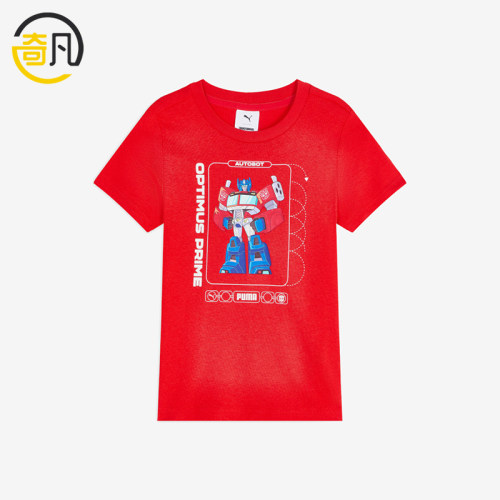 Puma/彪马正品TRANSFORMERS变形金刚儿童印花T恤637627-11