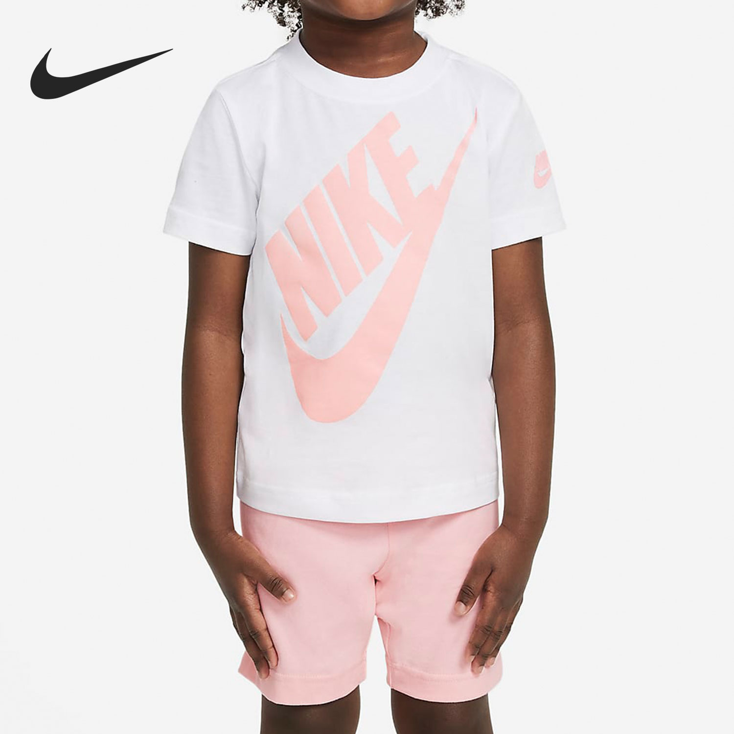 Nike/耐克正品夏季新款儿童运动休闲婴幼童T恤套装DO-658