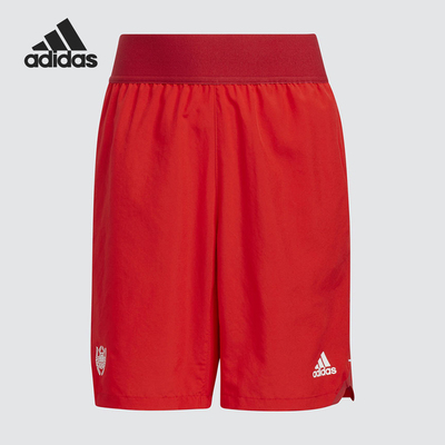 Adidas/阿迪达斯正品新款大童高腰透气篮球运动短裤HI0987