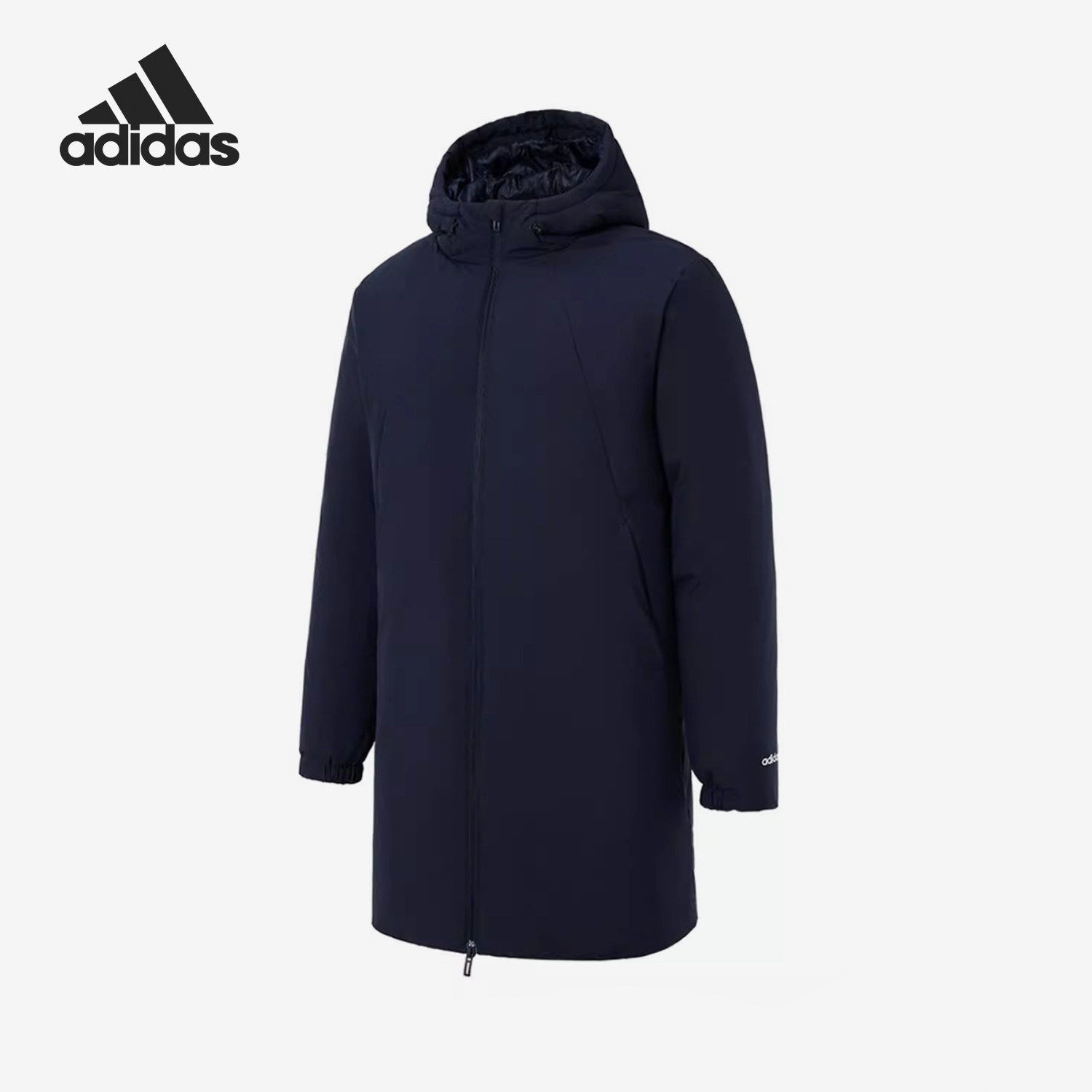Adidas/阿迪达斯正品冬季男士保暖长袖复古休闲羽绒服JL9615