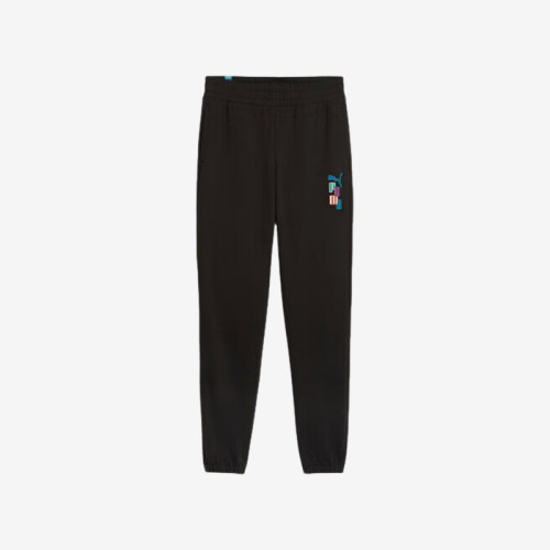 Puma/彪马正品新款大童经典时尚印花透气针织长裤679271-01