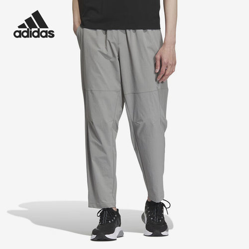 Adidas/阿迪达斯正品新款休闲男子梭织松紧腰运动长裤IN6514